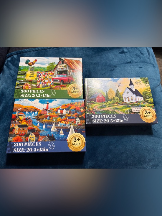 Other - Set/3 jigsaw puzzles 300 pieces each